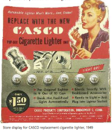 Brands CASCO lighter