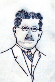 A young resident's portrait of the founder of the Home c.1930