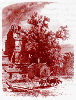 Engraving of the Kent Iron company, c. 1800's. Connecticut Commision on Culture & Tourism