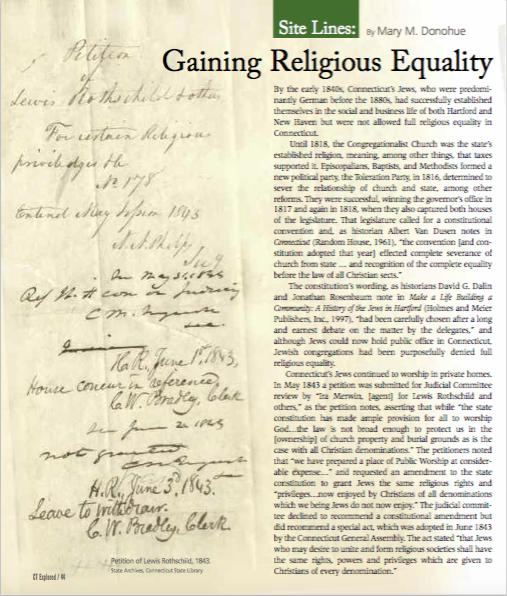 Gaining Religious Equality p1