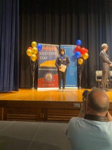 Gauri Kumbar participating in Connecticut History Day