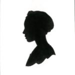 A silhouette of Betty Isaac.