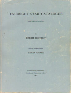 Yale Catalogue of Bright Stars 